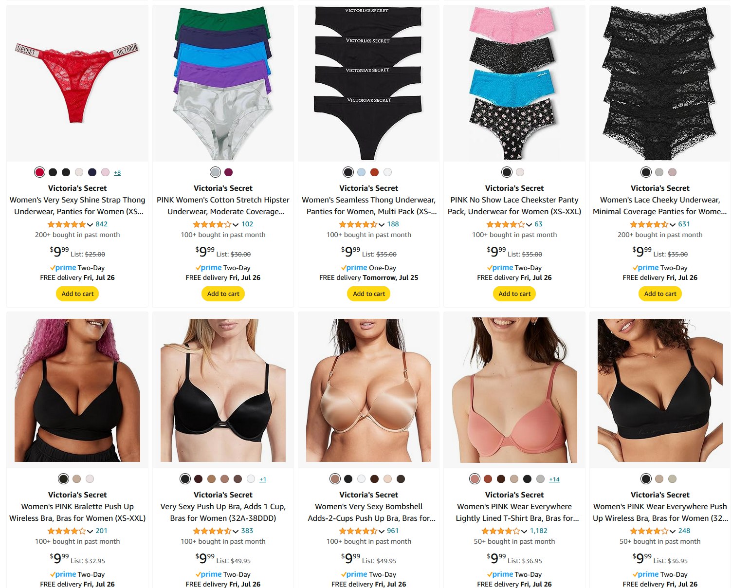 Victoria’s Secret up to 75% Off