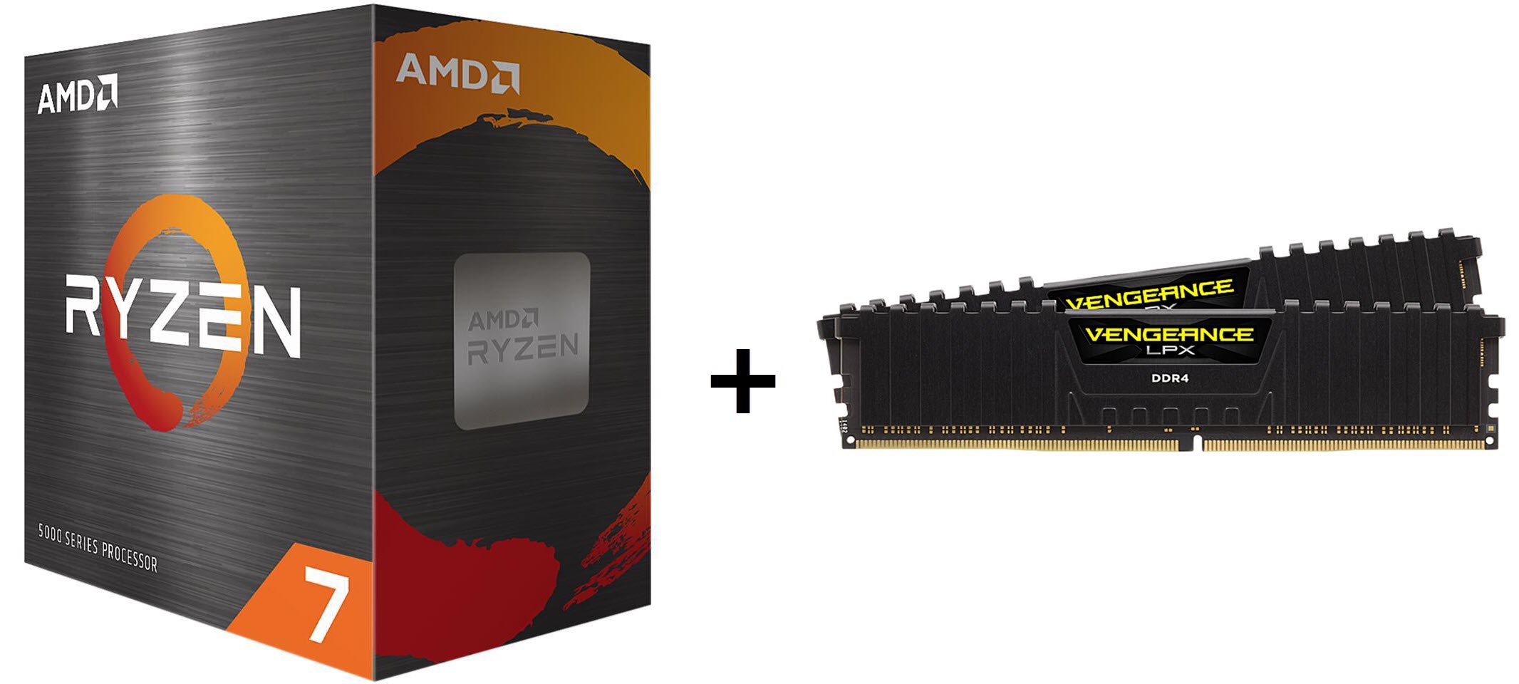 AMD Ryzen 7 5800X – Ryzen 7 5000 Series Vermeer (Zen 3)  + CORSAIR Vengeance LPX 32GB (2 x 16GB)