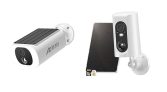 Buy 1 Get 1 FREE: NRAN 2K Solar Security Cameras Wireless Outdoor, 2.4Ghz WiFi + ANRAN 4G LTE Cellular Solar Security Camera
