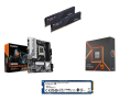 AMD Ryzen 5 7600X and GIGABYTE B650M GAMING PLUS WIFI AM5 and G.SKILL Ripjaws S5 Series 32GB (2 x 16GB) 288-Pin PC RAM DDR5 6000